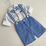 Completo azzurro “la sartoria dei piccoli”