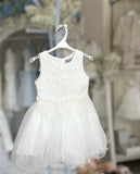 Abito Fiona con ricamo e tulle