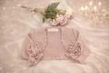 Coprispalle Mimilù in filo rosa