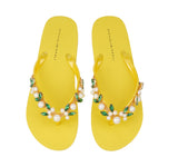 INFRADITO CON PIETRE DECORATIVE GIALLE