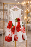 Abito Mimilù con Rose rosse 630