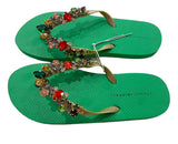 INFRADITO CON PIETRE DECORATIVE verdi