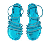 Sandali azzurre Emanuela Biffoli Firenze