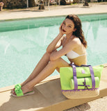 BORSA TOTE LIME