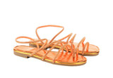 Sandali arancione Emanuela Biffoli Firenze