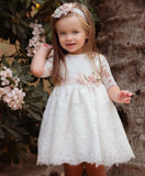 Abito Mimilù con maniche in pizzo