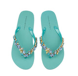 INFRADITO CON PIETRE DECORATIVE AZZURRE