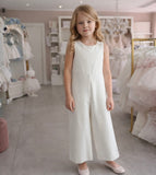 Tuta + Coprispalle in pizzo e tulle Miranda