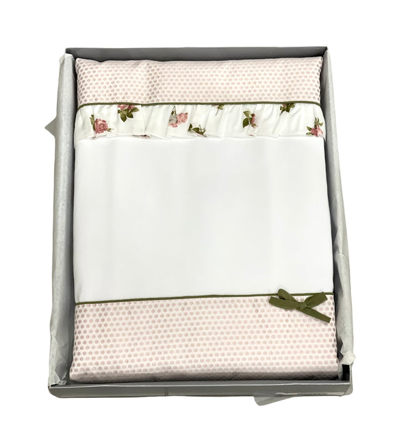 Coperta con Rose e Fiori La Sartoria Dei Piccoli