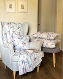 Tovaglia Andrea Fontebasso 1760 con fiori Textile Watercolor