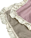 Runner con volant e pizzo