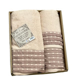 Set 3 pezzi Jaquard Pois 100% cotone