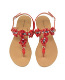 SANDALI CORALLO ROSSO