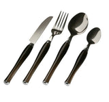 Posate Leuven Negro 24pz