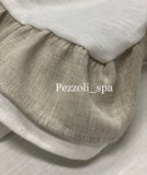 Runner e cuscini in lino