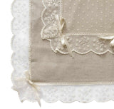 Runner Edvige con tulle e organza