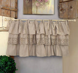 L’Atelier 17 Mantovana Etoile Crochet 140x60cm   +Colori (Panna;Tortora)