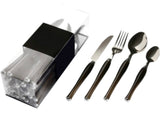 Posate Leuven Negro 24pz