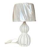 Lampada in ceramica  +colori Grigia e bianca