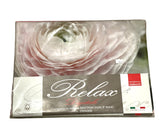 Completo matrimoniale con rosa