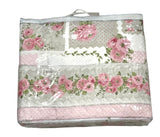 Completo trapuntato Ranuncoli Singolo- Piazza e mezza- Matrimoniale