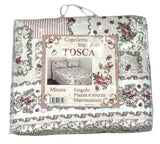 Copriletto Trapuntato Tosca Singolo- Piazza e Mezza- Matrimoniale