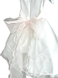 MIMILU' abito da cerimonia con cinta 302 colore BIANCO