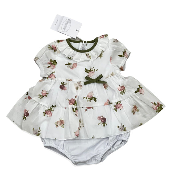 Pagliaccetto con Rose e Fiori La Sartoria Dei Piccoli