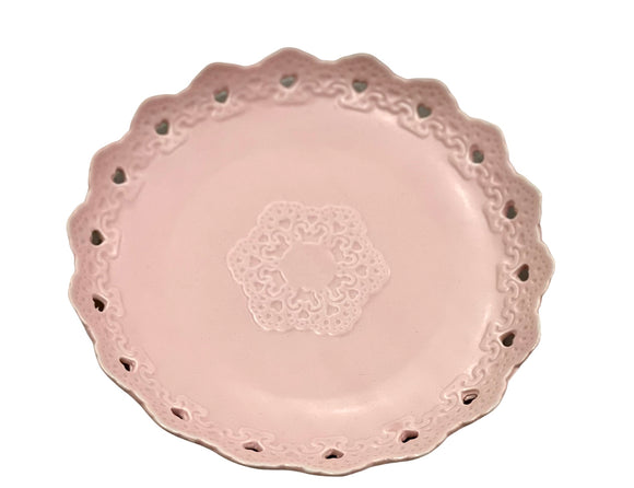 PIATTO FRUTTA ROSA Blanc Mariclò