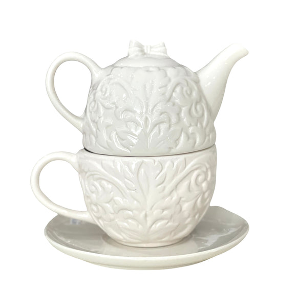 COCCOLE DI CASA TAZZA TEIERA DAMASK.