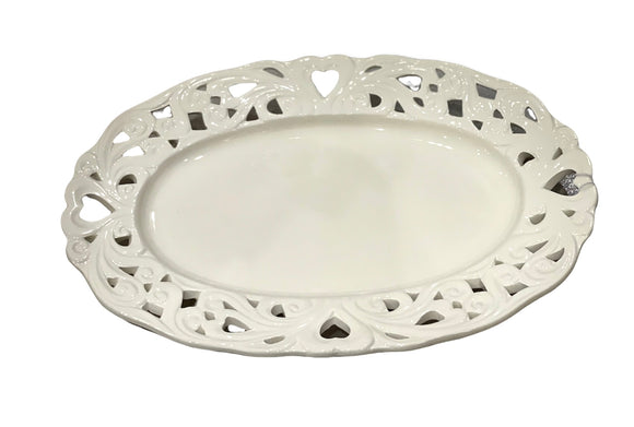 L’Arte Di Nacchi vassoio ovale 30x22x3cm