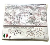 Completo letto in puro cotone