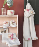 L’Atelier 17 Cestino con 4 lavette Frida