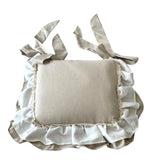 Cuscino Per sedia con Volant e Pizzo 1pz