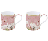 EasyLife Dancing Herans Set 2 Mug  350ml in porcellana Fine China di alta qualità