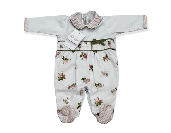 Tutina con Rose e Fiori La Sartoria Dei Piccoli