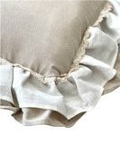 Cuscino Per sedia con Volant e Pizzo 1pz