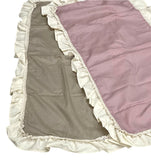 Runner con volant e pizzo